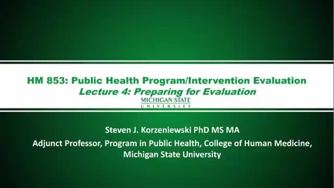 Thumbnail for HM853 Lecture4