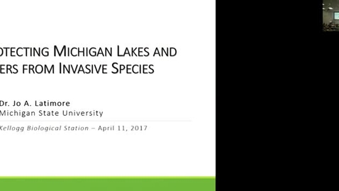 Thumbnail for entry Protecting Michigan Lakes and Rivers from Invasive Species