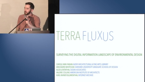 Thumbnail for entry Terra Fluxus: Surveying the Digital Information Landscape of Environmental Design (Spanish version)