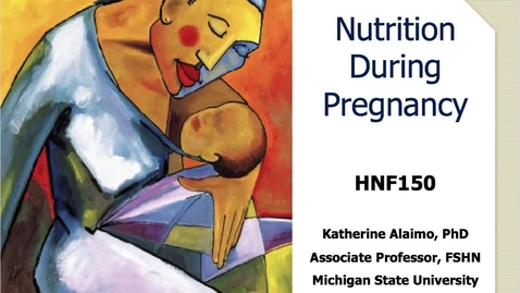 Thumbnail for entry Mini Lecture 7.1 - Pregnancy Part 1