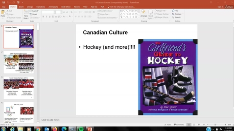 Thumbnail for entry GEO331: 6-Canadian Culture-Part 1