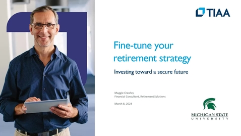 Thumbnail for Financial Fridays:  Fine-tune Your Retirement Strategy - Investing Toward a Secure Future