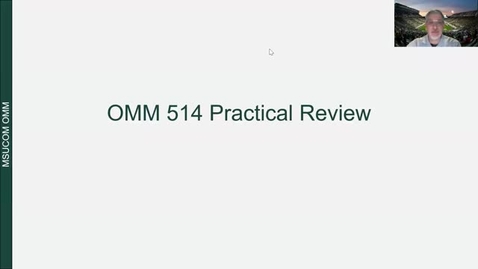 Thumbnail for entry OMM 514 Practical Review