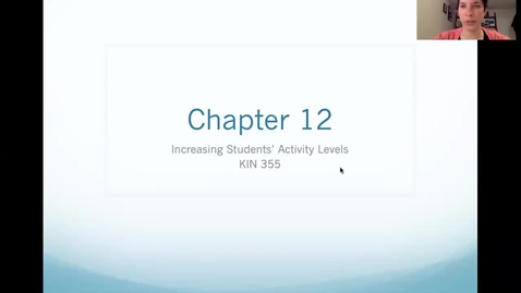 Thumbnail for KIN 355 - 004 Increasing PA levels part 1