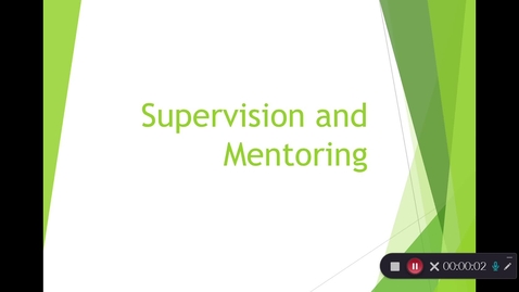 Thumbnail for Supervision &amp; Mentoring Summer '24