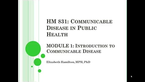 Thumbnail for HM831 Module-1_Intro-History