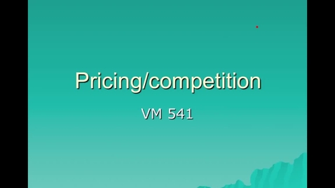 Thumbnail for entry Practice Management-Module 2-Pricing-Harris
