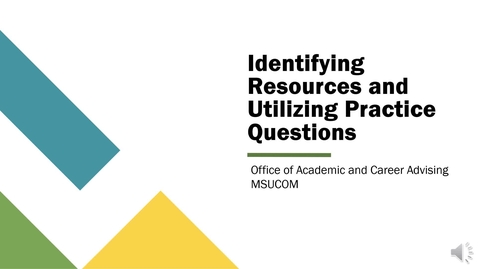 Thumbnail for Board Style Resources and Practice Question Utilization (OST 563)