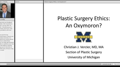 Thumbnail for Plastic Surgery Ethics: An Oxymoron?