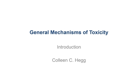 Thumbnail for entry VM 530-Gen mech of toxicity