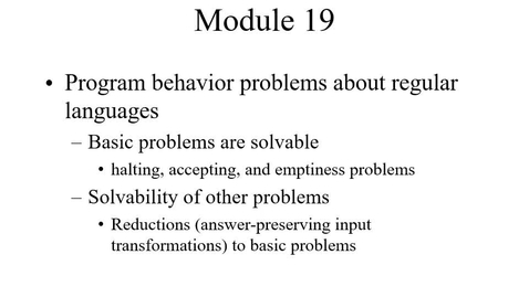Thumbnail for Module19-RegLangProgramBehaviorProblems