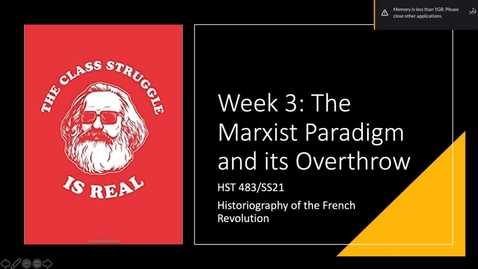 Thumbnail for entry Lecture 3 - Marxist Paradigm and its Overthrow