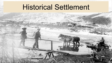 Thumbnail for GEO330: Inland South: Historical Settlement