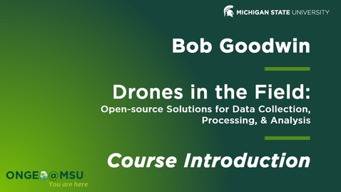 Thumbnail for entry onGEO-DITF: Drones in the Field: Course Introduction