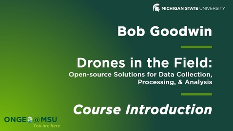 Thumbnail for onGEO-DITF: Drones in the Field: Course Introduction