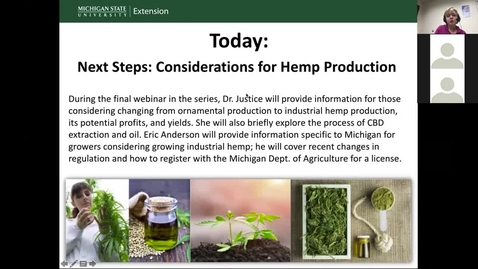 Thumbnail for entry Considerations for Industrial Hemp Production