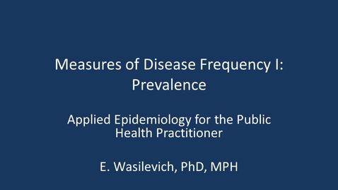 Thumbnail for Prevalence_S2013