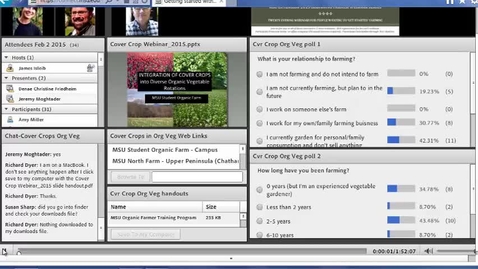 Thumbnail for Cover Crops in Organic Vegetable Rotations  2015
