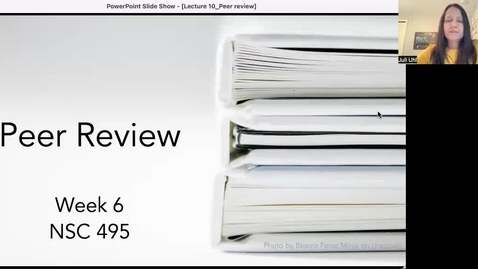Thumbnail for entry Lecture 9 Peer Review