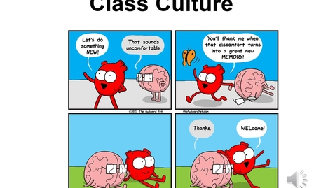 Thumbnail for Welcome 5- Class Culture In-person Spring 2024- Byron