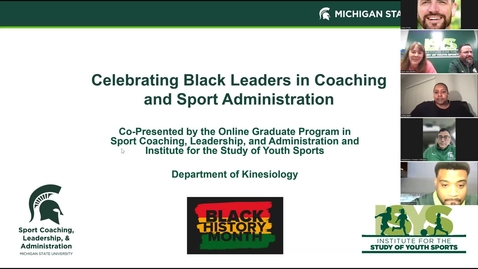 Thumbnail for entry Celebrating Black Leaders in Coaching and Sport Administration
