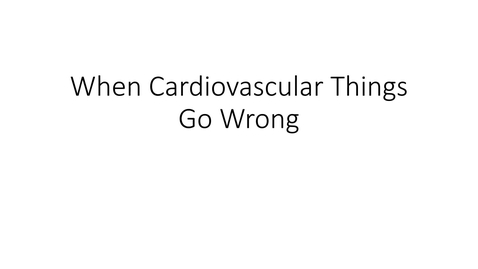 Thumbnail for entry VM 565-Physiology Review 2-When Things Go Wrong Video