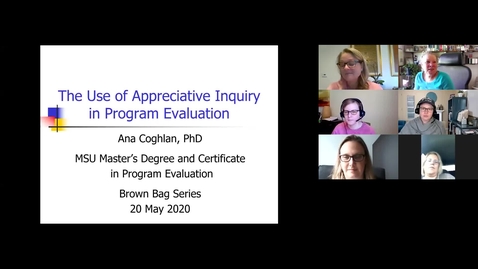 Thumbnail for The Use of Appreciative Inquiry in Program Evaluation