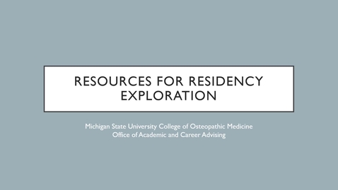 Thumbnail for Resources for Career Exploration