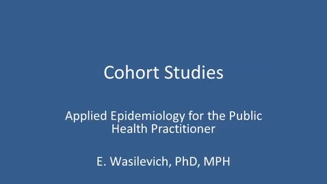 Thumbnail for CohortStudies_S2013