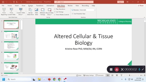 Thumbnail for Altered Cellular  &amp; Tissue Biology