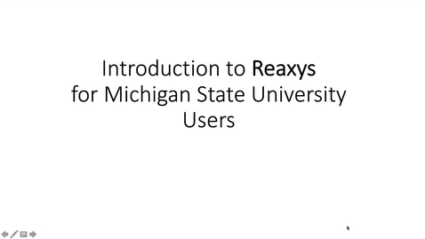 Thumbnail for Getting Started with Reaxys
