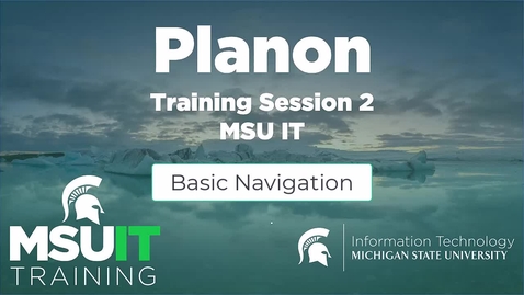 Thumbnail for entry Planon Session 2: Basic Navigation