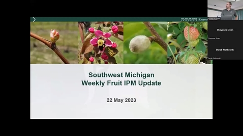Thumbnail for entry South Michigan Fruit IPM Update May 22 2023