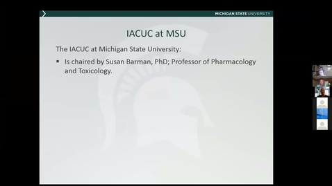 Thumbnail for Final Clip of IACUC at Michigan State University
