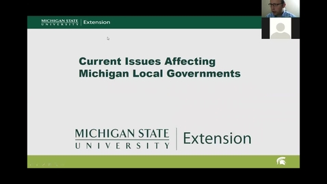 Thumbnail for entry Current Issues Affecting Michigan Local Governments: Regulating Medical Marijuana Facilities