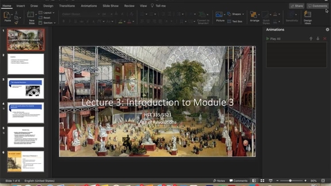 Thumbnail for entry Lecture 3 - Overview of Module 3