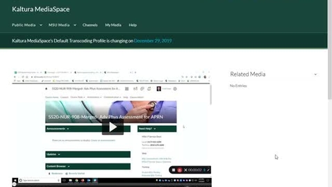 Thumbnail for Captioning in MediaSpace