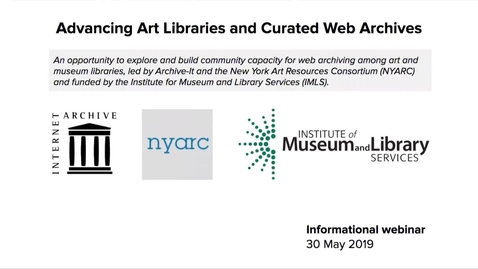 Thumbnail for Advancing Art Libraries and Curated Web Archives: Report