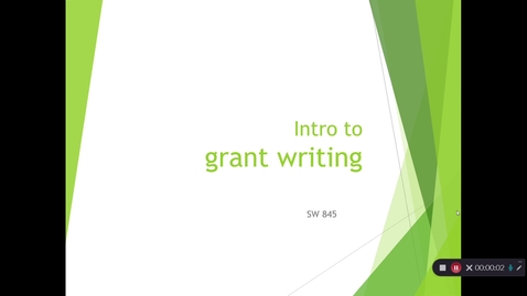 Thumbnail for Intro to Grant Writing Summer '24