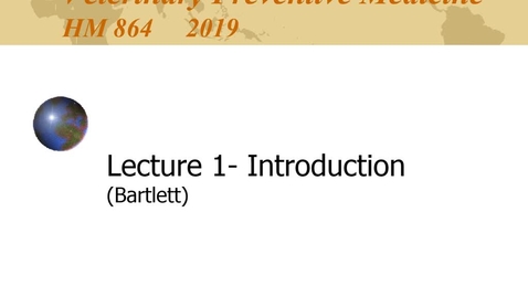 Thumbnail for Intro Lecture HM 864 730