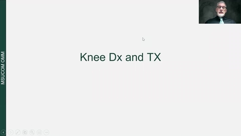 Thumbnail for entry Knee Dx and Tx