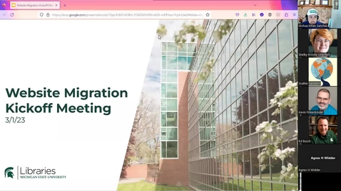 Thumbnail for entry Website Migration Kickoff Meeting (Recording)