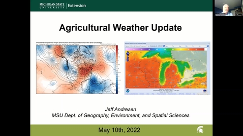 Thumbnail for entry Agricultural weather forecast for May 10, 2022