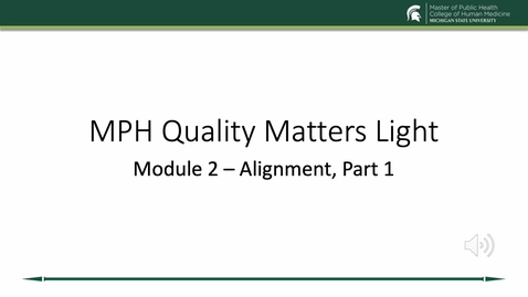 Thumbnail for entry Quality Matters Light Module 2 w Audio