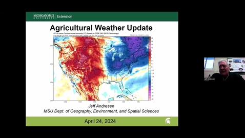 Thumbnail for entry Agricultural Weather Update - April 24, 2024