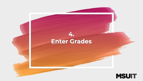Thumbnail for entry IT Virtual Workshop D2L Gradebook Part 4 Enter Grades