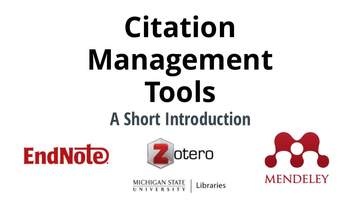 Comparing Citation Managers Landscape Architecture Research Guide Libguides At Michigan State University Libraries