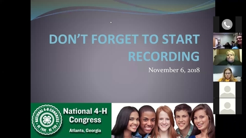 Thumbnail for entry 2018 4-H National Congress Orientation