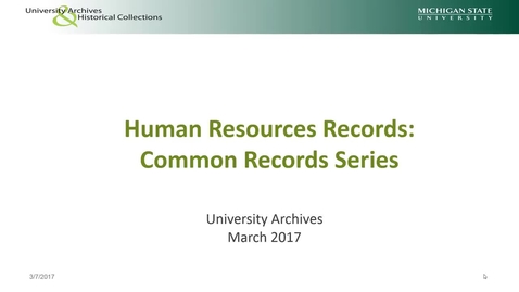 Thumbnail for entry Common Human Resources Record Series