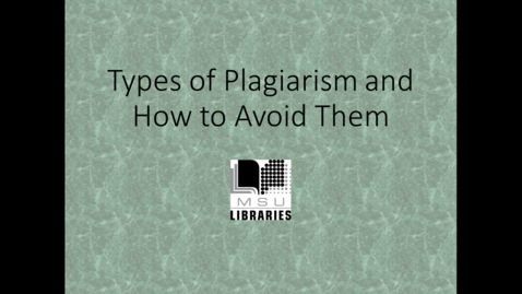 Thumbnail for What is Plagiarism?